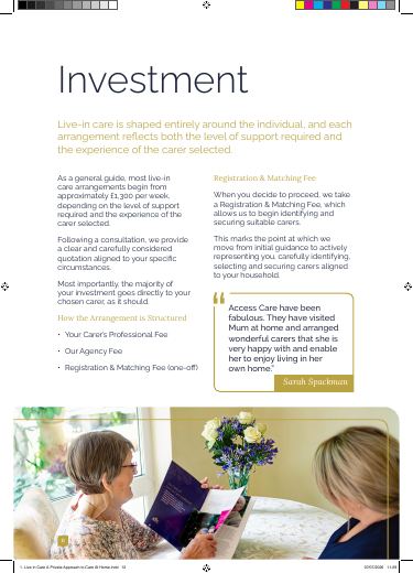 Access Care brochure page 12